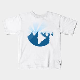 Mountains Silouette Kids T-Shirt